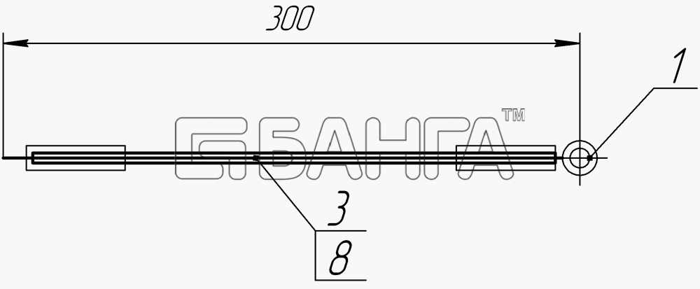 НефАЗ НефАЗ-9334 (2008) Схема Перемычка массы-64 banga.ua